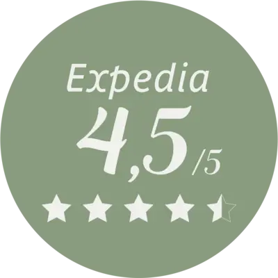 en award fra Expedia på 4,5 ud af 5 stjerner