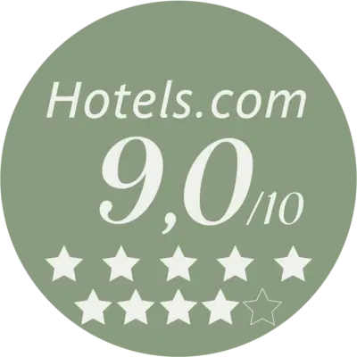 en award fra hotels.com på 9 ud af 10 stjerner